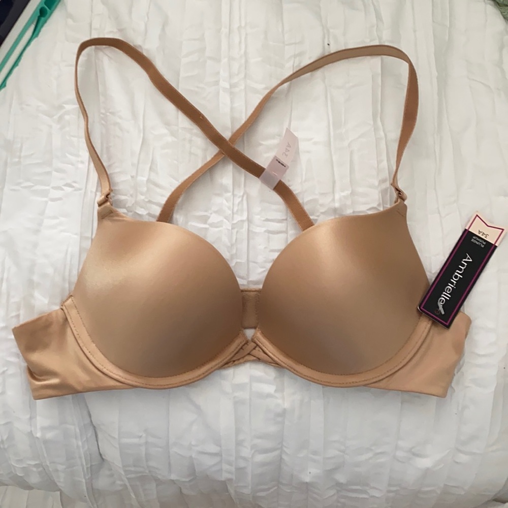 Nude Multi-Way Plunge Push Up Bra